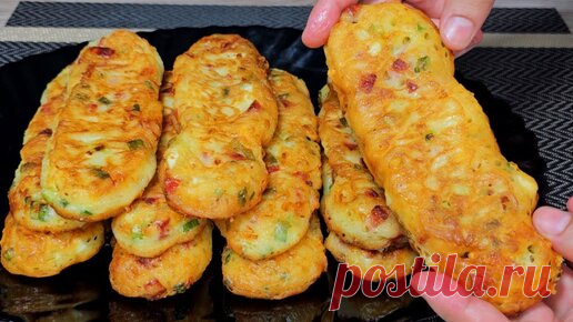Вместо ПИРОЖКОВ готовлю к Завтраку эту Вкуснятину ! Ленивые Пирожки детям в школу на Перекус. | Готовит Самира | Дзен