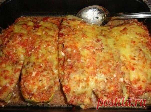 Как приготовить вкусные лодочки из кабачков - рецепт, ингредиенты и фотографии