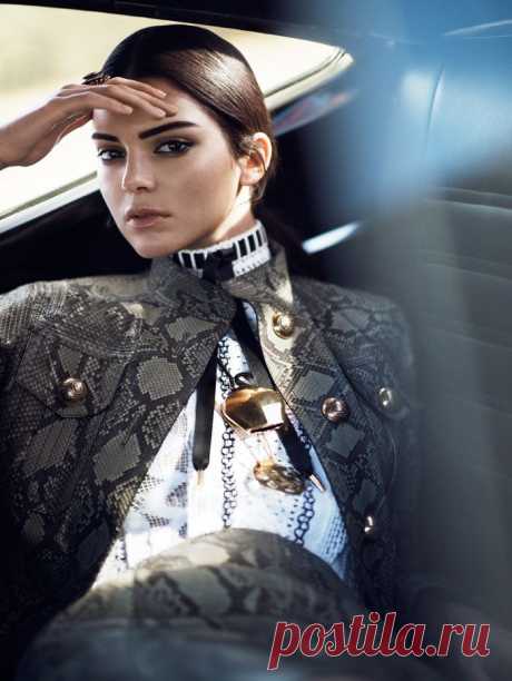 Кендалл Дженнер (Kendall Jenner) в фотосессии Девида Симса для журнала US Vogue(январь 2015)