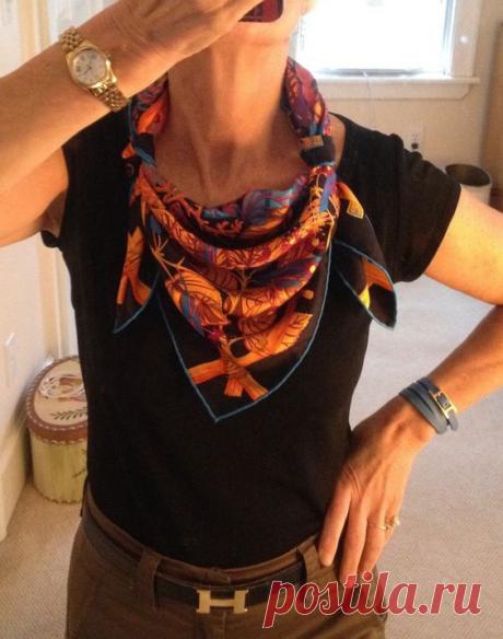 Новые способы носить платок (много) / Как носить? / ВТОРАЯ УЛИЦА