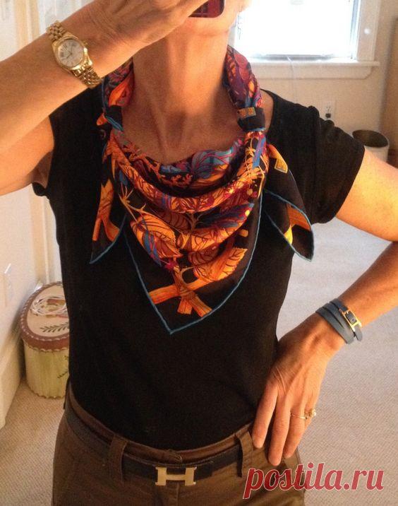 Новые способы носить платок (много) / Как носить? / ВТОРАЯ УЛИЦА