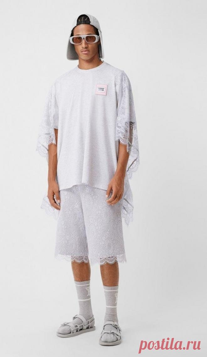 Кружевной пацан от BURBERRY