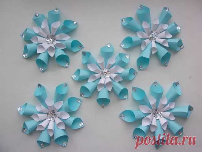 необычные снежинки своими руками с детьми: 3 тыс изображений найдено в Яндекс.Картинках