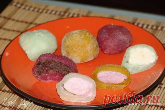 Мочи - японский десерт (Mochi Balls).  сайт кулинарных рецептов Юлии Высоцкой