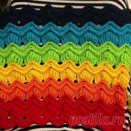 Оригинальный узор крючком