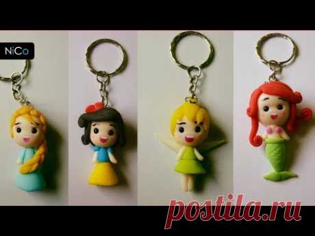 Llaveros Princesas | Porcelana Fria