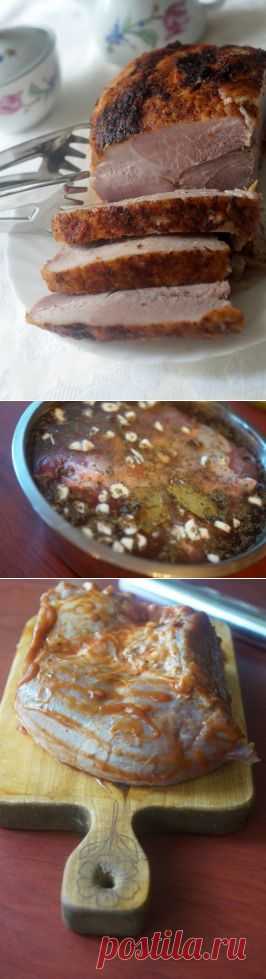 Буженина, выдержанная в рассоле