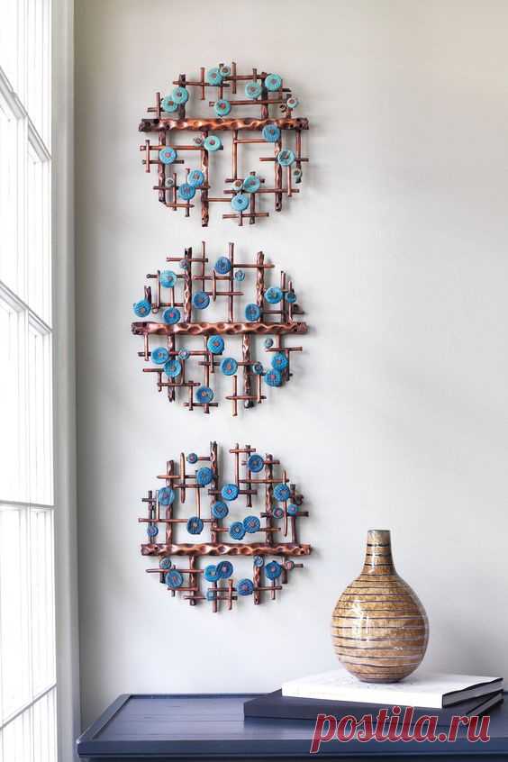 Подарок сварщика?. Необычный декор интерьера из железных труб. Если у вас (ну, ВДРУГ) нет навыков сварки — нечто подобное можно попробовать соорудить из интересно искривлённыхЧитать дальше