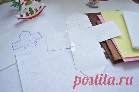 Шьем «пряничный домик» из фетра - Ярмарка Мастеров - ручная работа, handmade