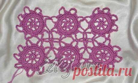 Безотрывное вязание восьмиугольных мотивов | Crochet by Ellej | Crochet by Ellej | Вязание крючком от Елены Кожухарь