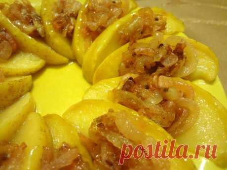 Сельдь с яблоками - рецепт закуски с фото