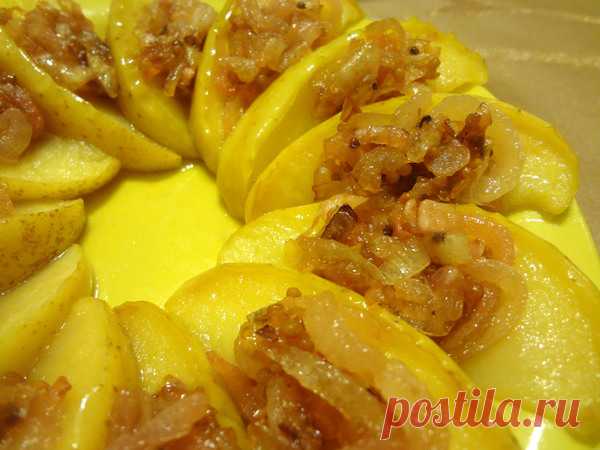 Сельдь с яблоками - рецепт закуски с фото