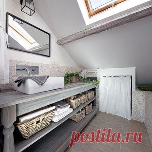 Ванные в современном стиле со стиральной машиной – фото, дизайн, идеи, проекты. Лучшие примеры ванных в современном стиле со стиральной машиной на Houzz.ru!