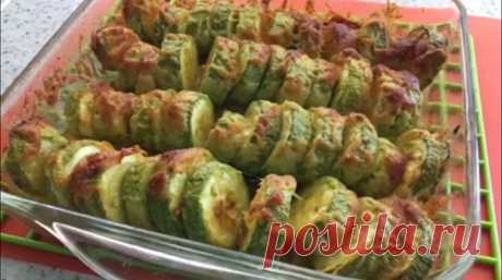 Нежные кабачки с сыром в духовке | NashaKuhnia.Ru