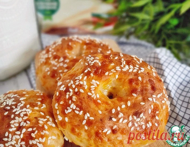 Творожно-сырные булочки с кунжутом – кулинарный рецепт