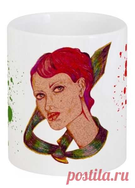 Кружка "Девушка в галстуке." от Printissimo - Printio