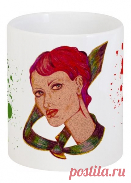 Кружка &quot;Девушка в галстуке.&quot; от Printissimo - Printio