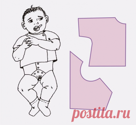 Распашонка и летний подгузник