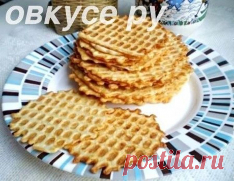 Сырные вафли - Простые рецепты Овкусе.ру