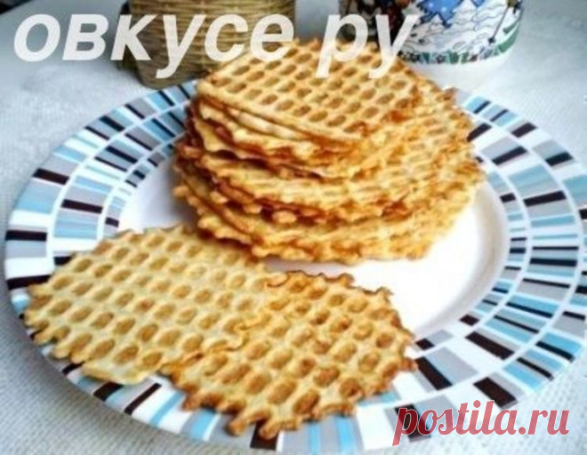 Сырные вафли - Простые рецепты Овкусе.ру