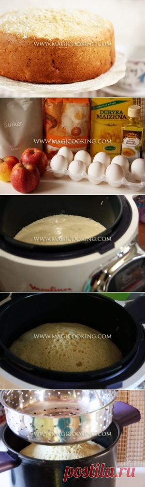 Шарлотка в мультиварке Moulinex cook4me | Магия кулинарии в Европе