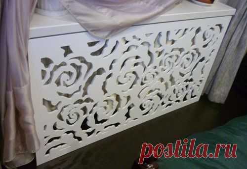 Идеи для изготовления экранов для батареи своими руками