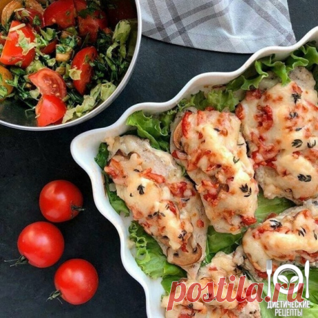 Вкуснейшие куриные отбивные с шампиньонами
на 100грамм - 93.97 ккалБ/Ж/У - 16.3/2.11/1.44

Ингредиенты:
- куриное филе
Показать полностью...