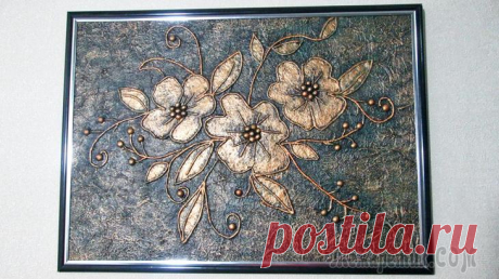 Картина-Панно своими руками. Папье-Маше и Пейп-Арт