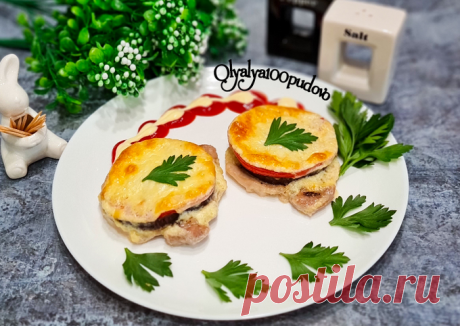 (2) Мясо по-французски с баклажаном - пошаговый рецепт с фото. Автор рецепта Ольга Чеканова . - Cookpad