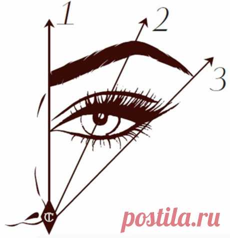 Как нарисовать идеальные брови с первого раза. Простая техника "крестик" | Бьюти гид | Яндекс Дзен