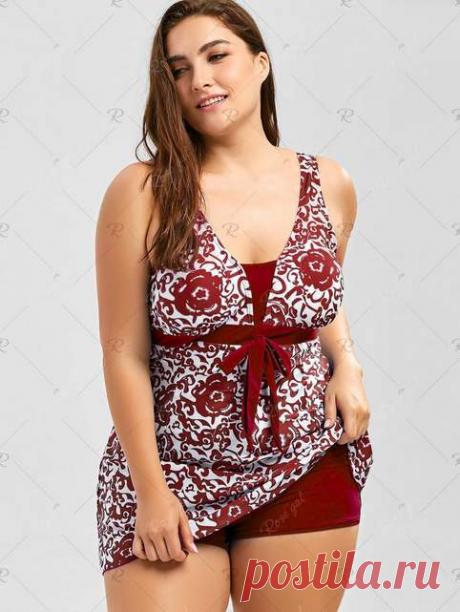 Купальники для полных девушек и женщин американского бренда RoseGal лето 2019 (50 фото)