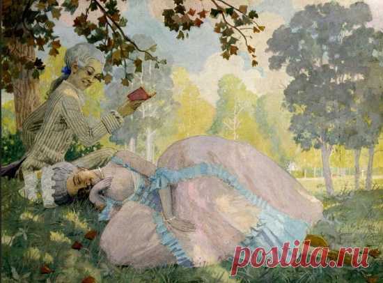 Художник Константин Сомов (1869 – 1939). Жеманный мир галантных маскарадов 2Часть
