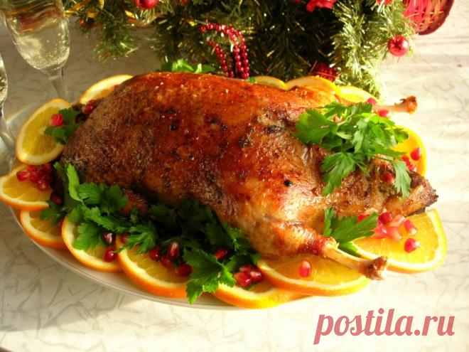 Сочная утка, запеченная с апельсинами на Новогодний стол 2019 — Кулинарная книга - рецепты с фото