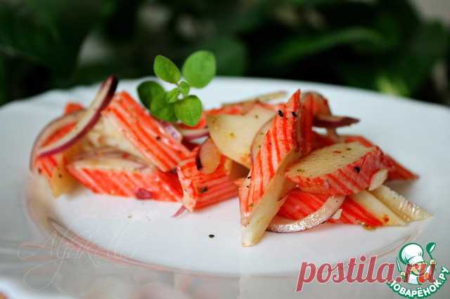 Маринованные крабовые палочки 