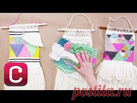 Weaving for Beginners Part 5: Add Internal Fringe and Finish with Annabel Wrigley | Creativebug