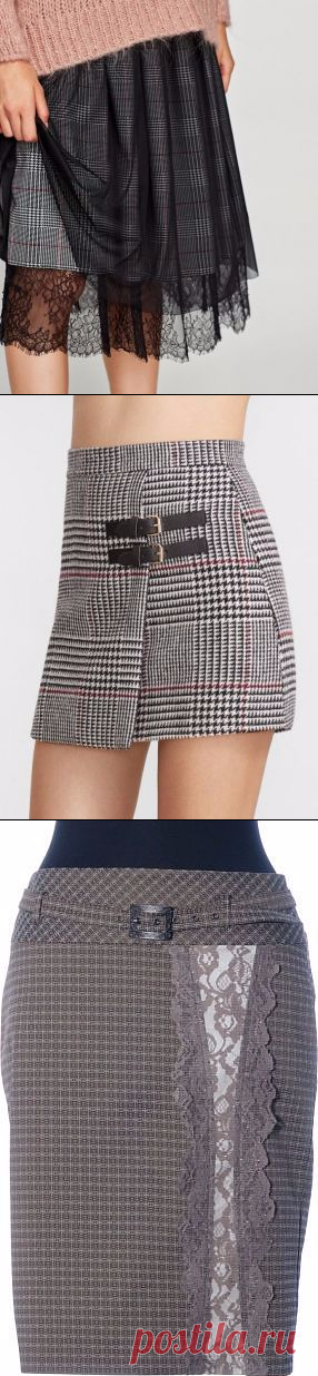 Юбки в клетку