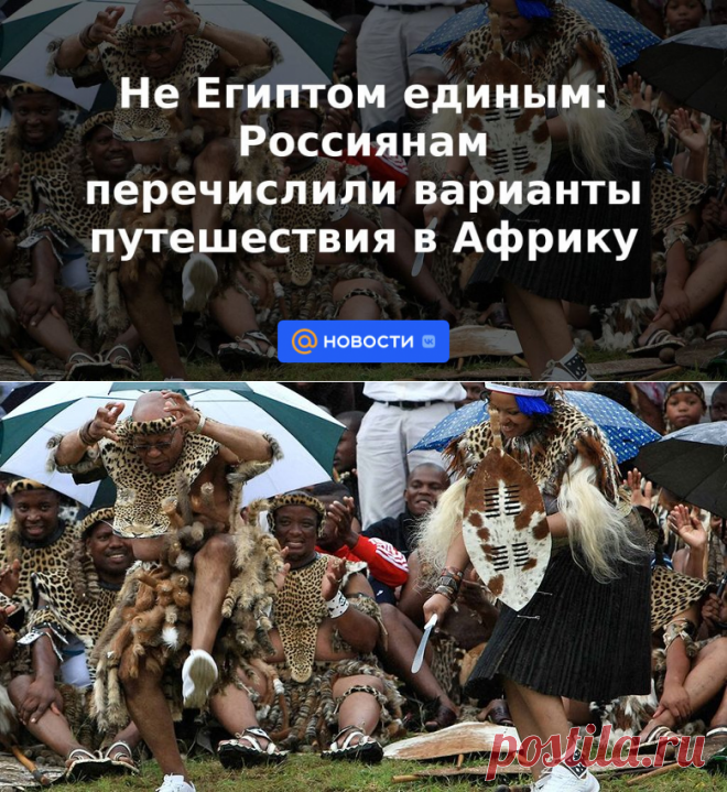 Не Египтом единым: Россиянам перечислили варианты путешествия в Африку | 27 июля 2023 - Новости Mail.ru