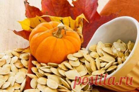 Семечки и мякоть тыквы от холестерина.