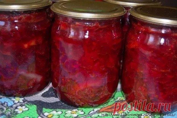 БОРЩЕВАЯ ЗАПРАВКА НА ЗИМУ