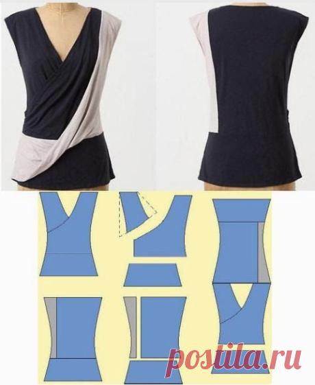 BLUSA EM MALHA FÁCIL DE CORTAR | Cortes e Costura