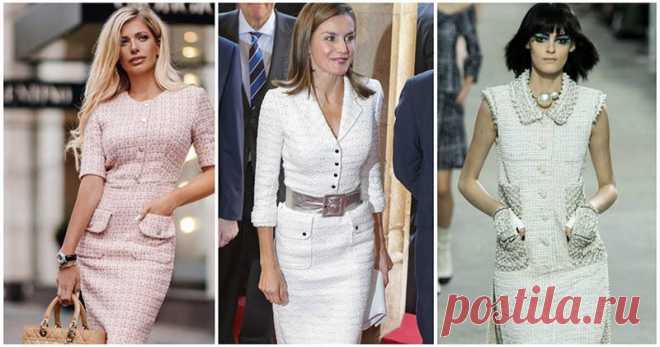 Платья в стиле Chanel: подборка классических фасонов