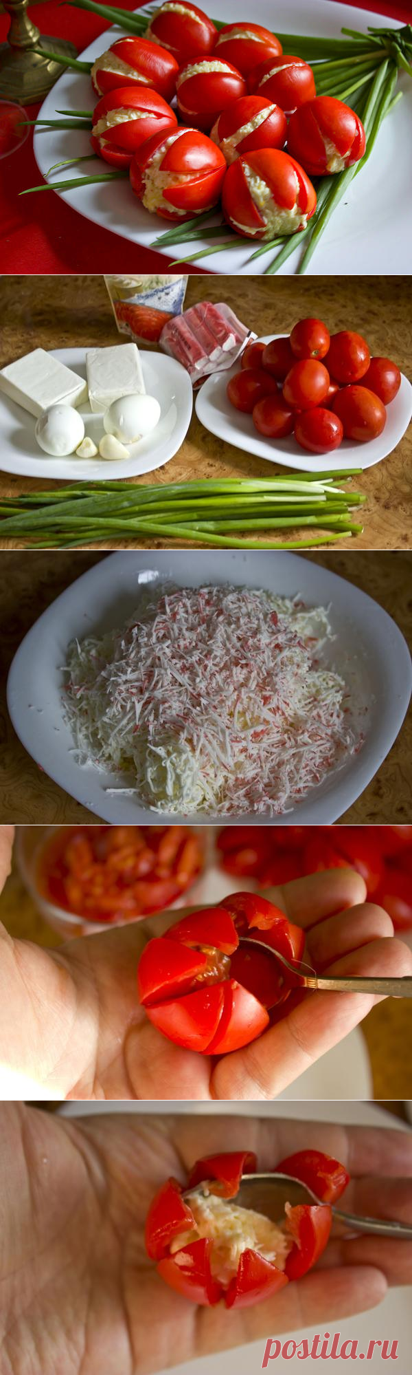 Кулинарный мастер-класс: сырный крем-салат "Тюльпаны" / салаты / 7dach.ru