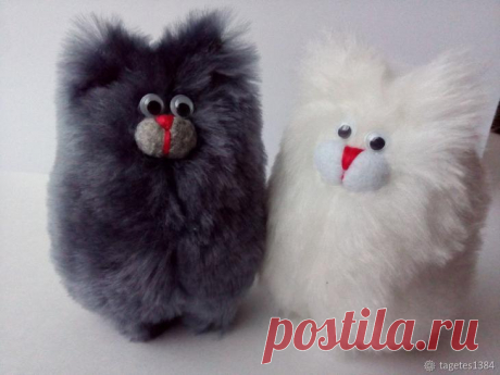 Шьём котика из квадратика