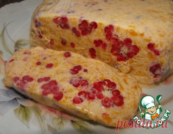 Персиково-малиновое Семифреддо – кулинарный рецепт