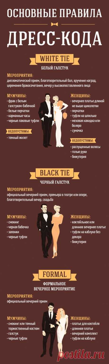 Основные правила дресс-кода