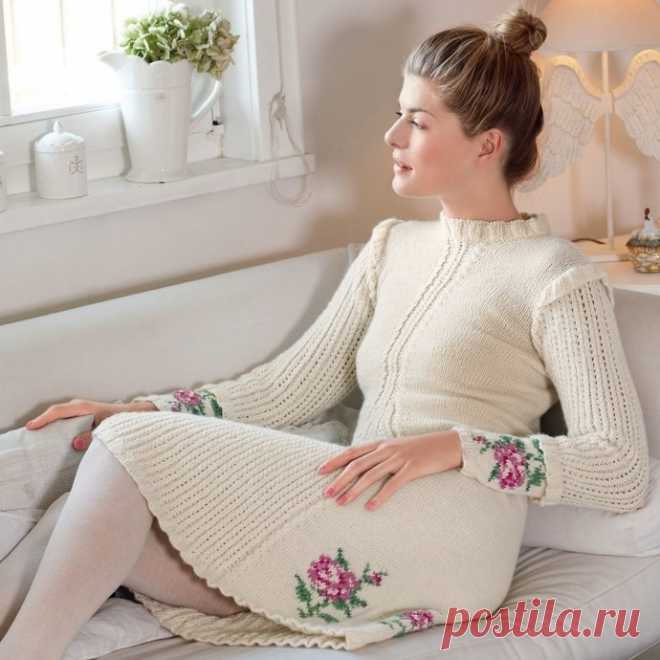 Платье с мотивом «Розы»
