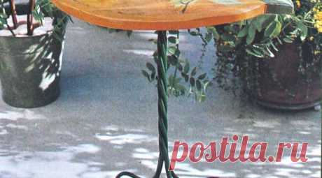 Столик для дачи &quot;Апельсин&quot; | Креативные идеи - для дома, для сада, вязание, шитье, описание моделей