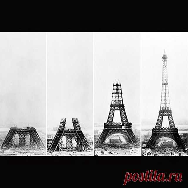 Этапы строительства Эйфелевой башни 
#toureiffel #EiffelTower #history #paris