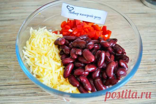 Для любителей крабовых палочек хочу поделиться простым и вкусным салатом | Повар каждый день | Яндекс Дзен