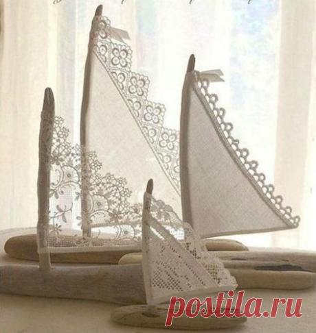Кружева в ручных поделках - Домашний hand-made